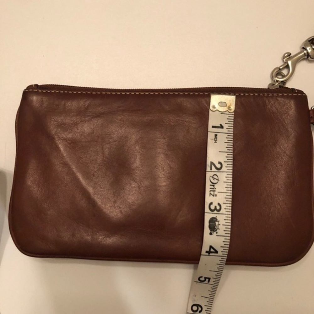 Coach brown leather soho wristlet clutch mini bag vintage y2k - Picture 4 of 6